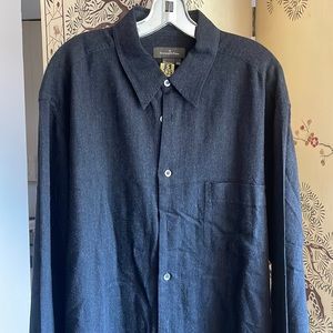 Zegna XXL Grey Long Sleeve Shirt